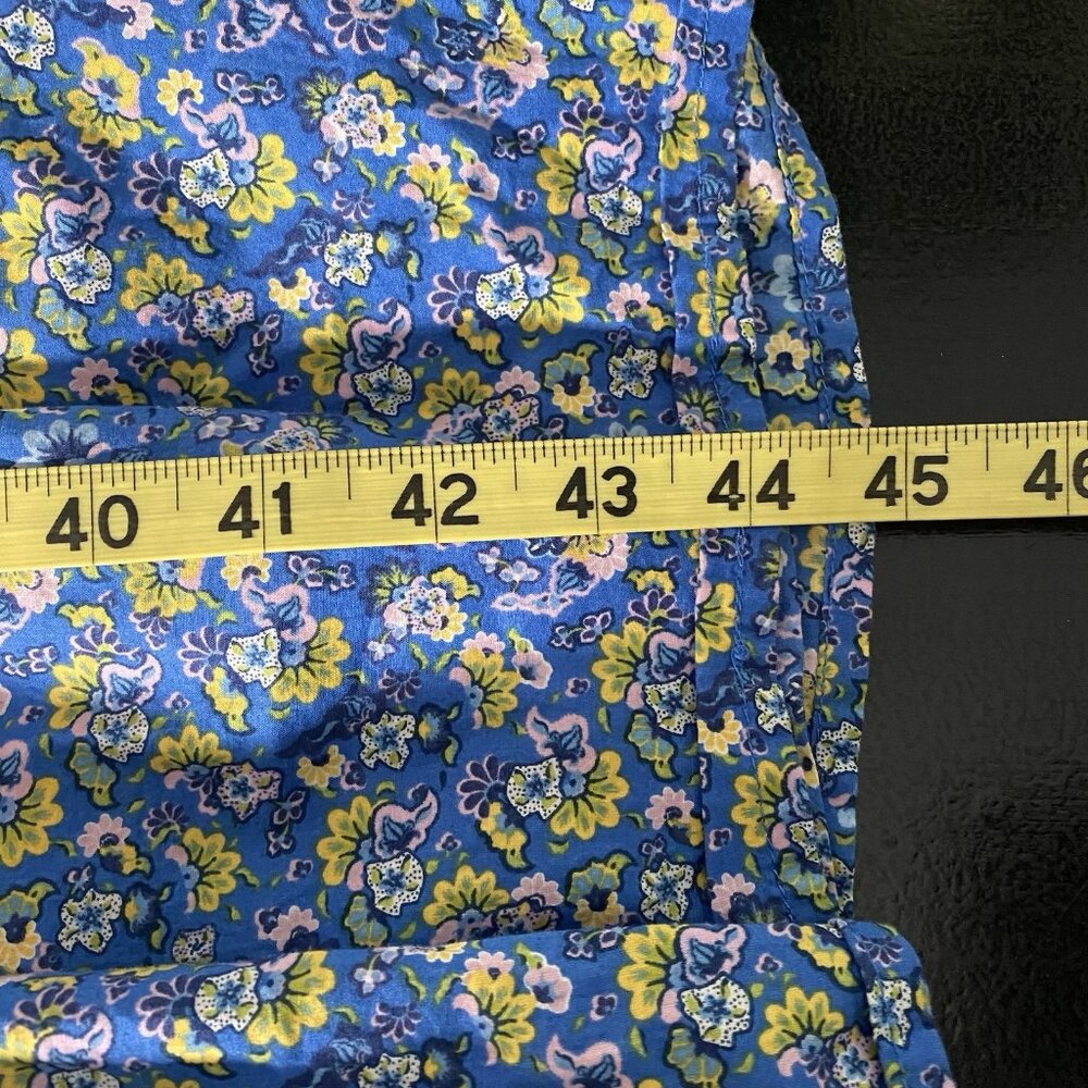 House of Harlow Floral Smocked Midi Dress XS Square Puff Sleeve Prairie Cottage - Picture 12 of 12